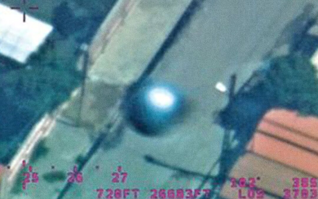 Metallic-looking Sphere UAP seen flying over Mosul, Iraq in April 2016 👽