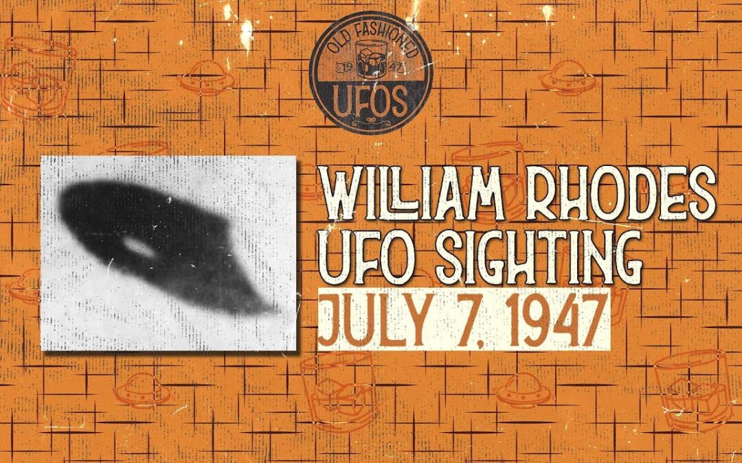 The William Rhodes UFO Photos | Old Fashioned UFOs