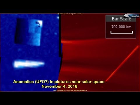 Anomalies (UFO?) In pictures near solar space - November 4, 2018