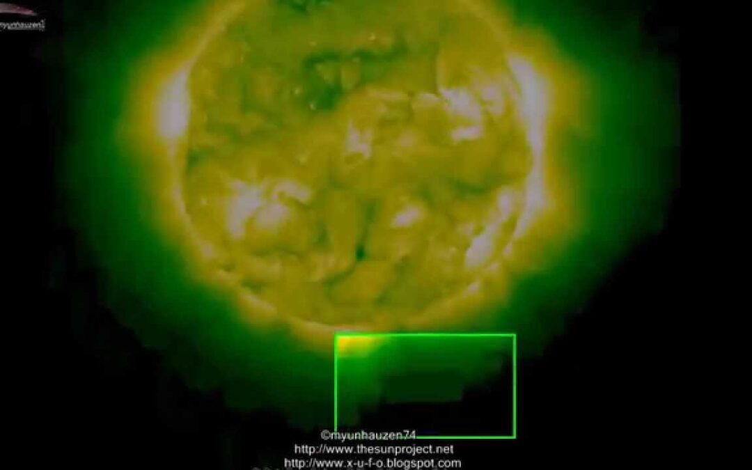 Great review Anomalies and Giant UFO near the Sun - Pictures NASA satellites for January 5, 2013.