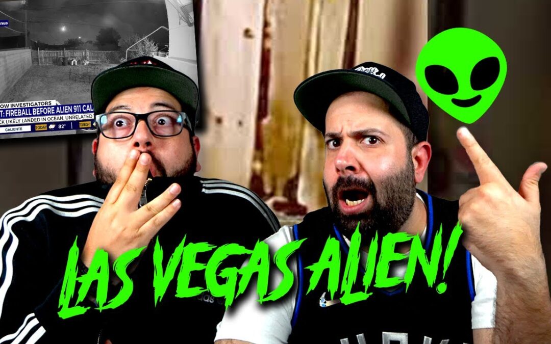 Las Vegas UFO & Alien Caught on Camera?! (REACTION!!)