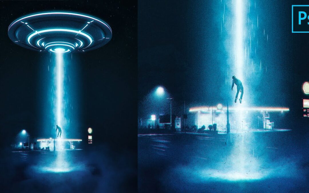 UFO Abduction! - Photo manipulation tutorial