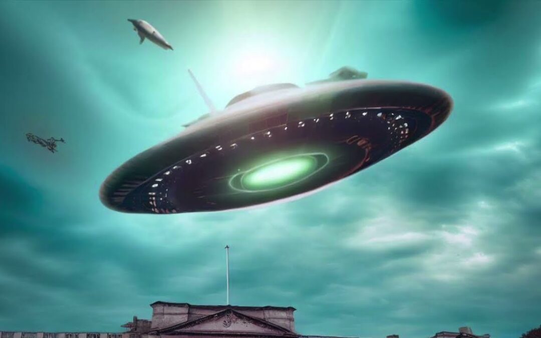 UFOs over London - A.I. generated images