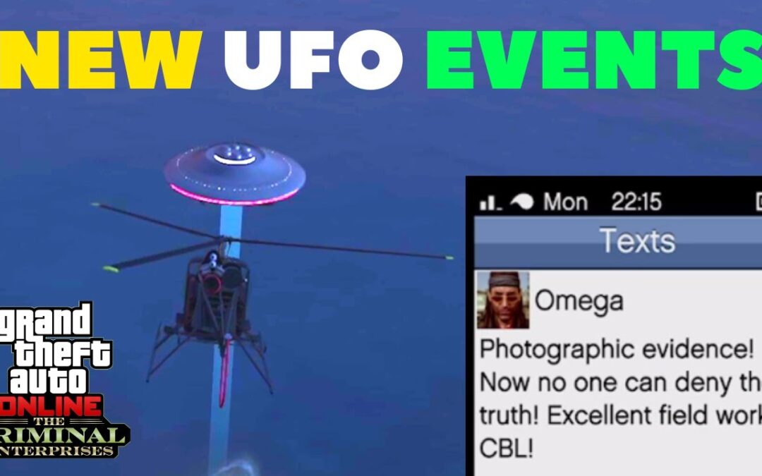 NEW UFO Events IN GTA 5 ONLINE - HALLOWEEN Omega Pictures GUIDE
