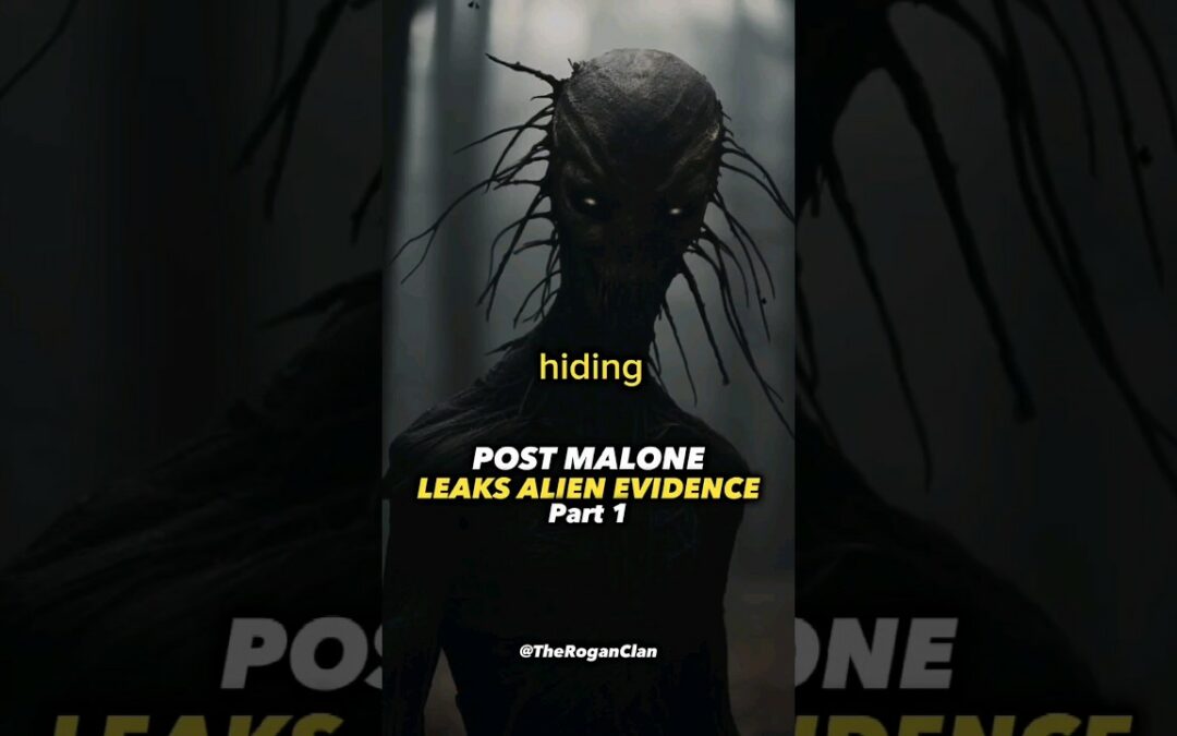 Post Malone Leaks Alien Evidence! #joerogan #alien #ufo #area51