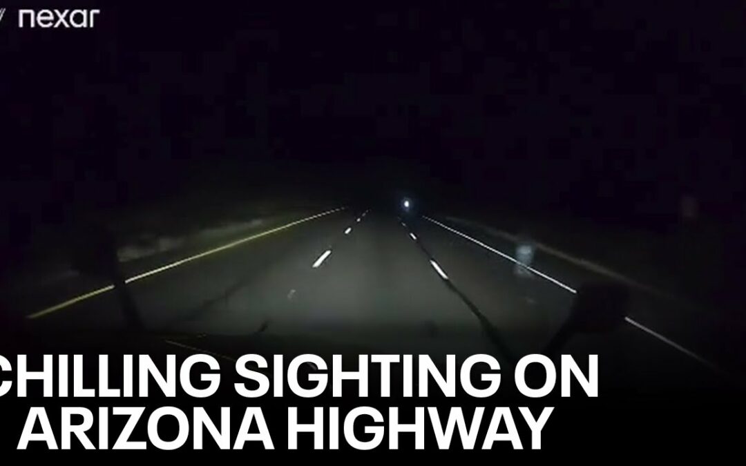 Ghost? Glare? Arizona trucker shares footage of chilling sighting