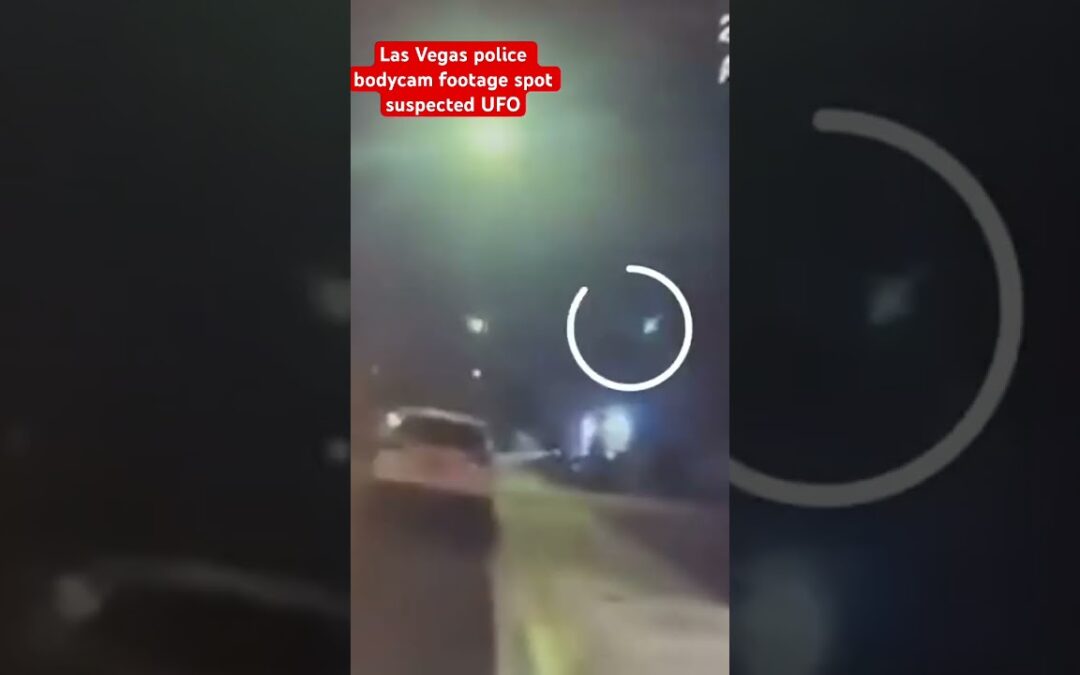 WATCH: Las Vegas police spot suspected UFO — and residents claim to see aliens #shorts