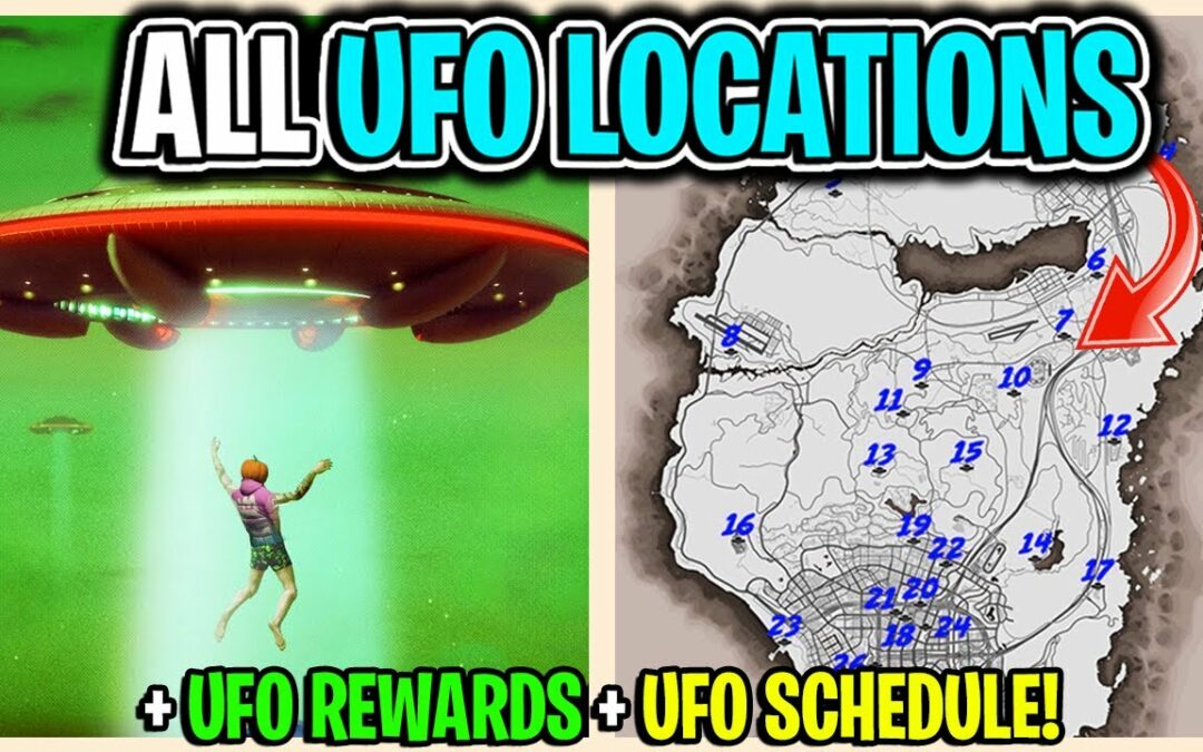 ALL UFO LOCATIONS IN GTA 5 ONLINE 2023