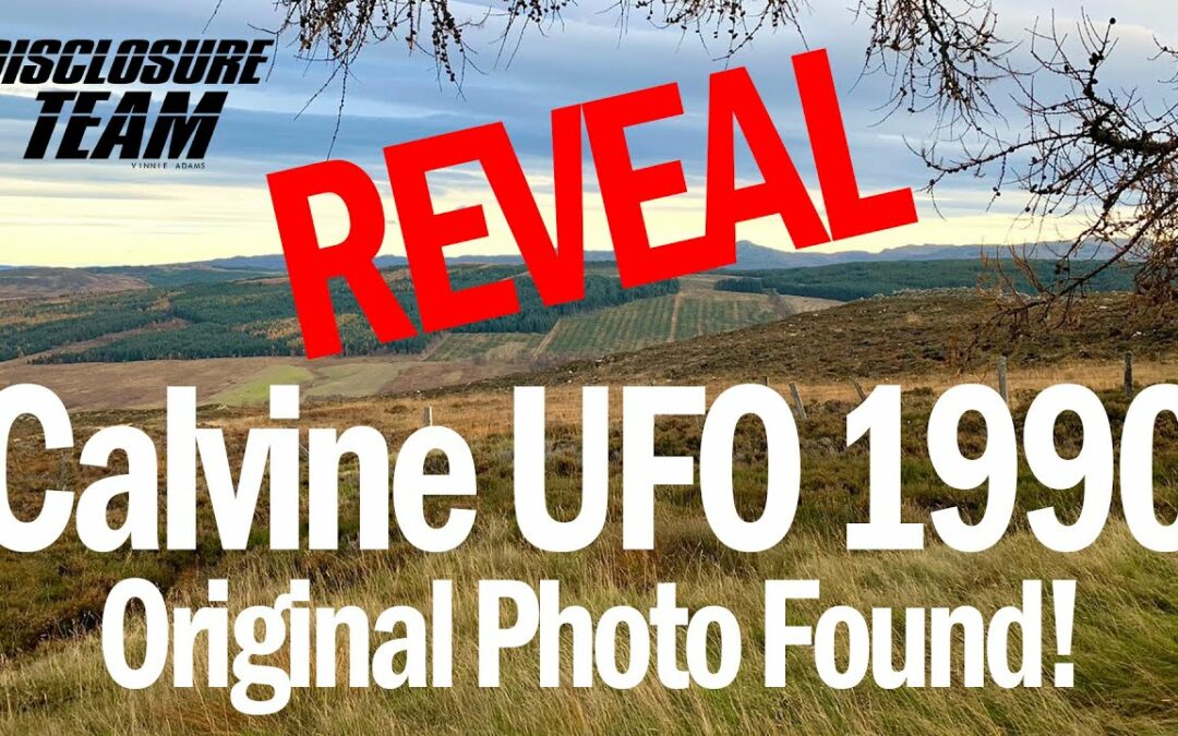 EXCLUSIVE: ORIGINAL CALVINE 1990 'UFO' PHOTO FOUND! REVEAL & INVESTIGATION VIDEO.