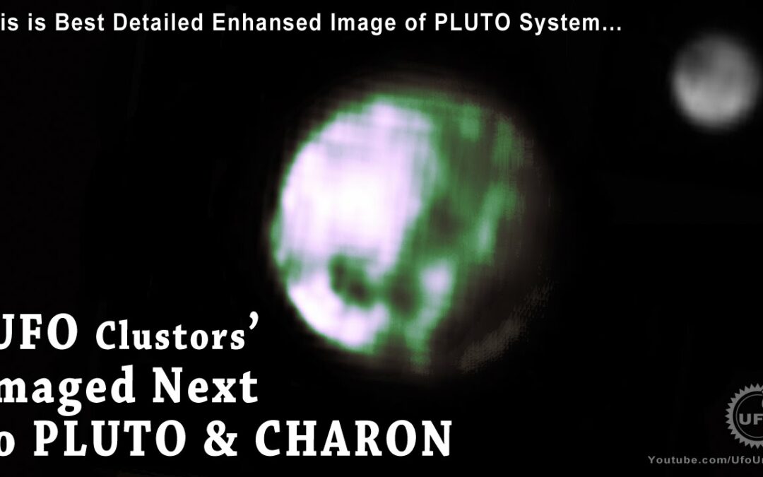 2 UFO Clusters Orbiting PLUTO & CHARON Captured In New Images